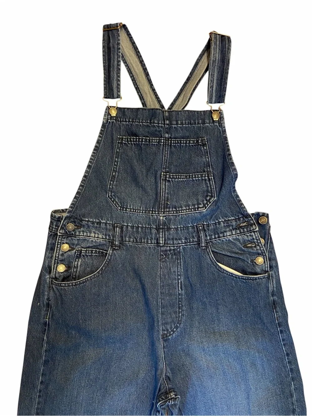 We The Free Denim Overall Straps - Blue Wash